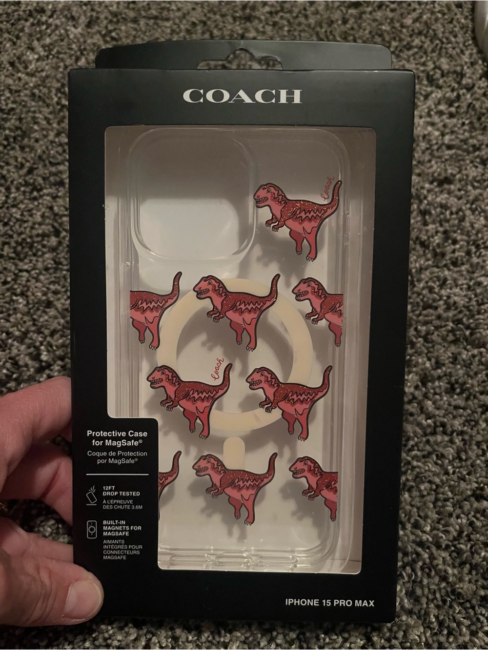 Coach dinosaur phone case